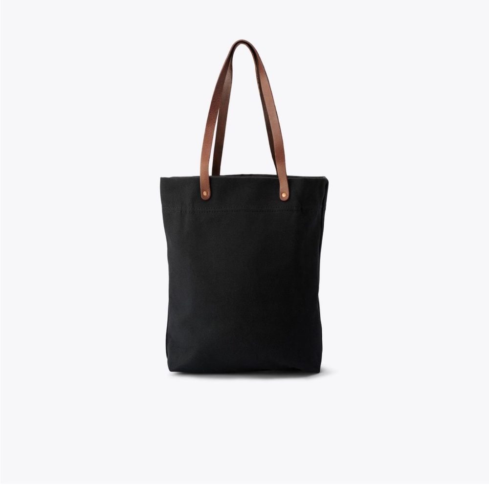 Nisolo Black Canvas Tote